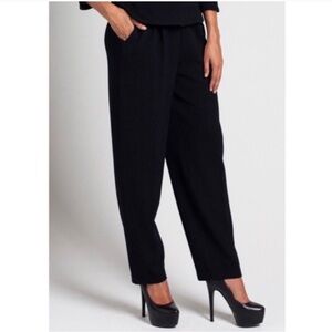 St John Basics Knit Pants Size 8 Black